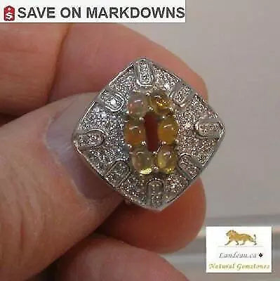 3 ct natural gems australian opal gold on sterling silver earrings