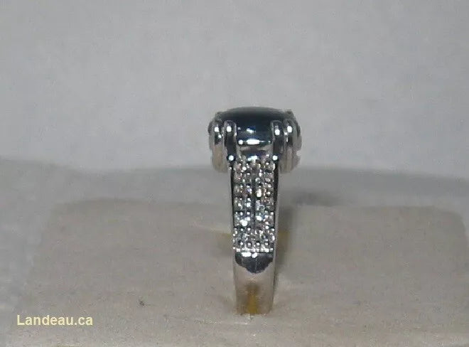1.4 ct natural gems 6 Rays Star Sapphire Silver Ring ( 6 )