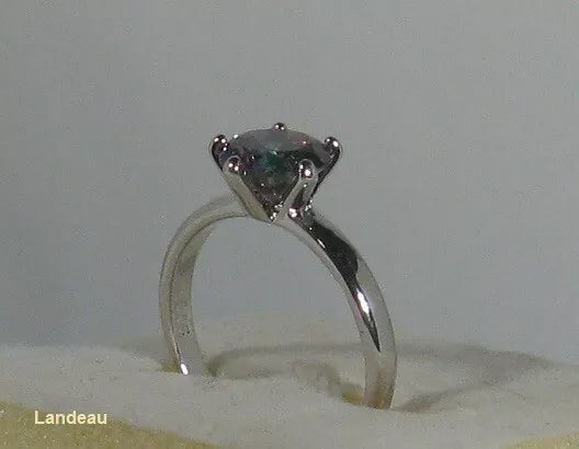 2 ct ct natural gem rainbow quartz gold on sterling silver ring (8)