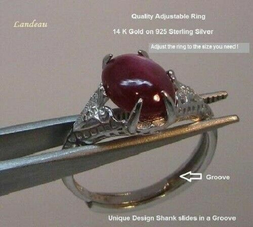 3.69 ct natural gem whisky topaz gold on sterling silver ring Adjustable