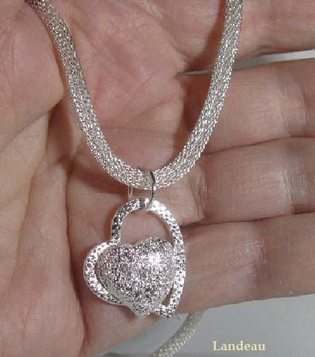 Sterling Silver Heart Pendant 