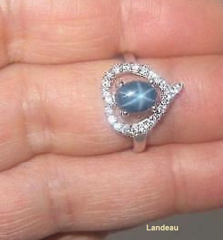 star sapphire ring size 7.25